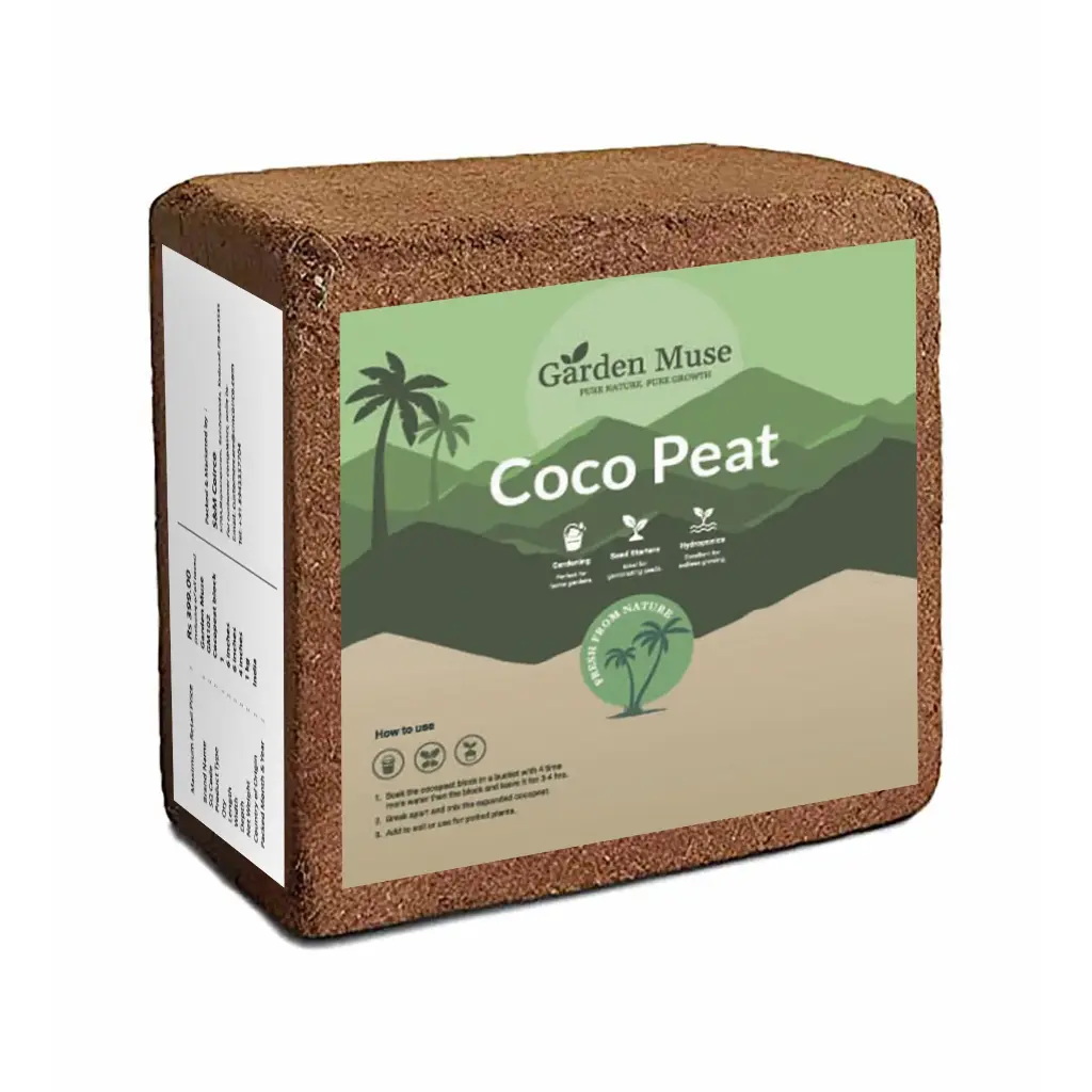 Garden Muse Cocopeat Block 1kg